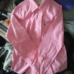 Abercrombie&Fitch brand new pink dress shirt sz.medium